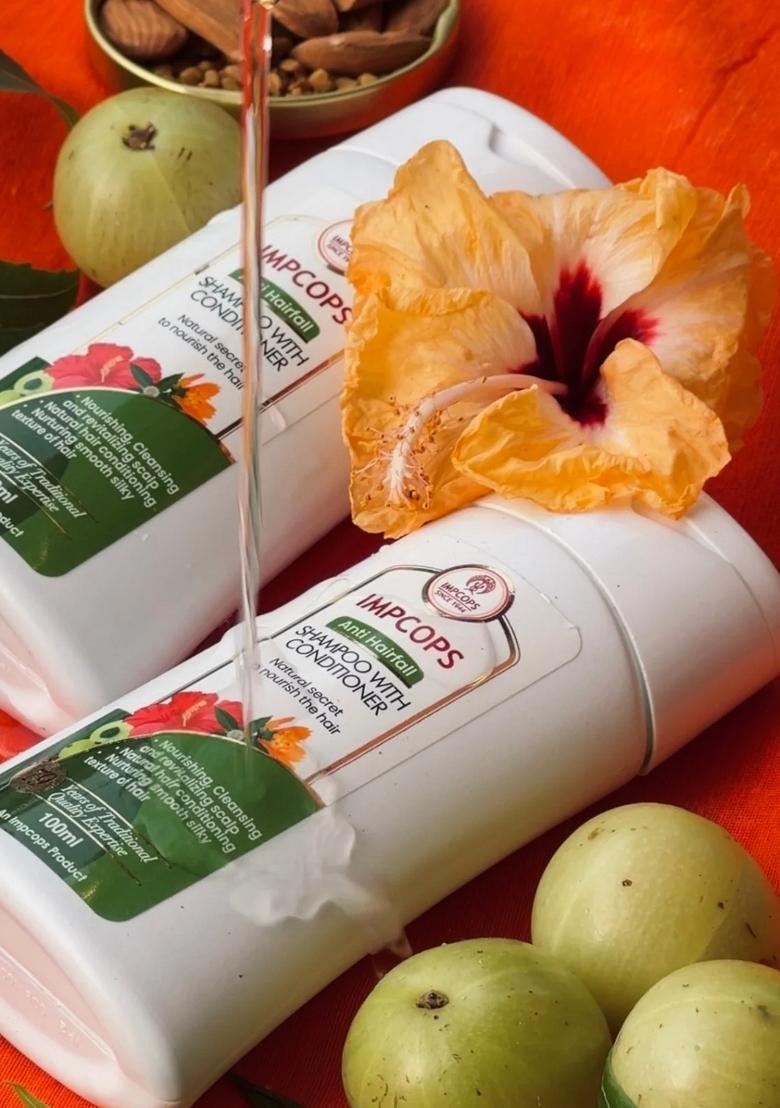 Herbal Impcops Shampoo With Conditioner For Anti Hairfall