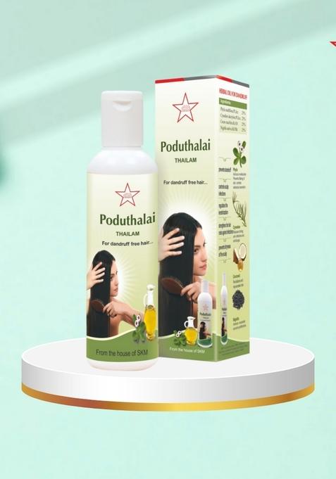 Skm Siddha And Ayurvedha Poduthalai Thailam - 500Ml