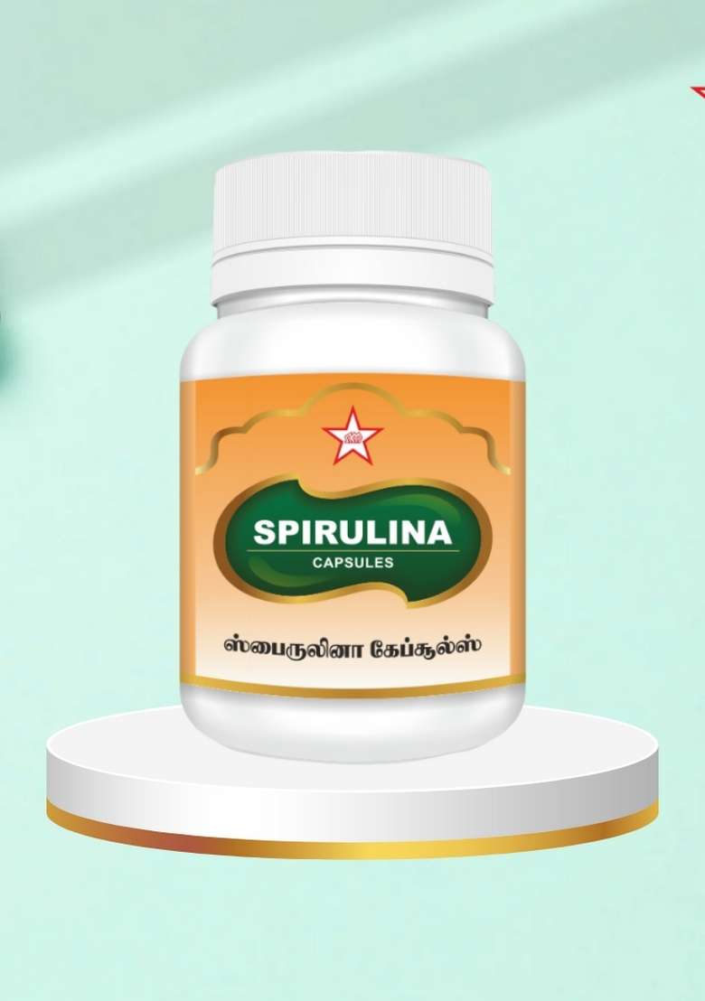 Skm Siddha And Ayurvedha Spirulina Capsule - 15Nos - Indya
