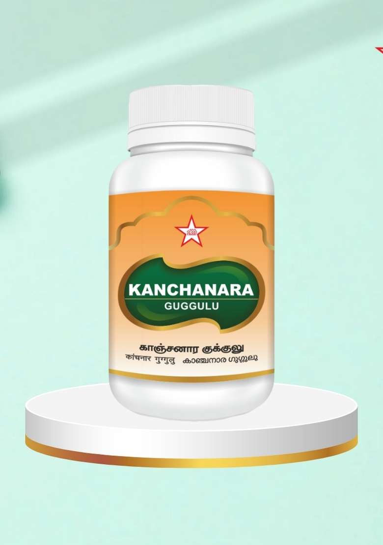 Skm Siddha And Ayurvedha Kanchanara Guggulu - 100Nos(500Mgm) - Indya