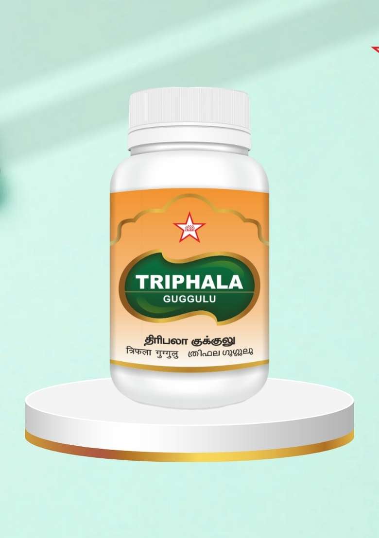 Skm Siddha And Ayurvedha Triphala Guggulu - 100Nos(500Mgm) - Indya
