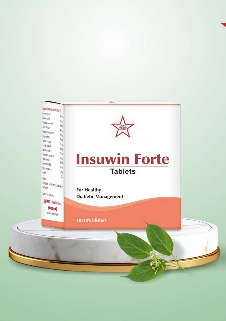 Skm Siddha And Ayurvedha Insuwin Forte Tablet - (10X10) 100Nos (550Mgm) - Indya