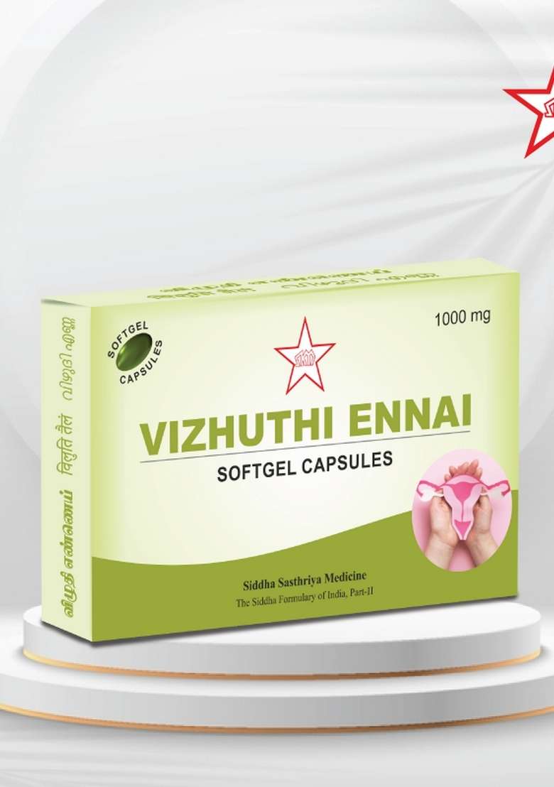 Skm Siddha And Ayurvedha Vizhuthi Ennei Softgel Capsules - (10X1) 10Nos(1000Mgm) - Indya