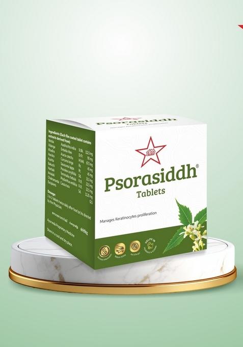 Skm Siddha And Ayurvedha Psorasiddh Tablet - (10X10) 100Nos (550Mgm)