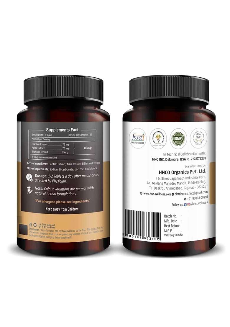 Healthnwellness Ashwagandha Extract With Black Pepper Quick Dissolving Tablets - 60 Count | Natural Stress Relief & Energy Booster - Indya
