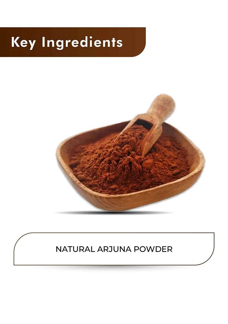 Healthnwellness H&C Natural Arjuna Powder 100Gm - Cardiovascular Wellness Support - Indya