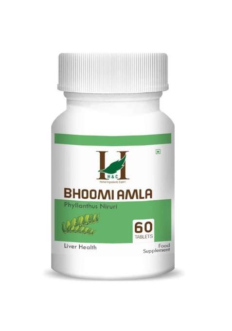 Healthnwellness H&C Natural Bhoomi Amla Tablet 100Gm - Immunity & Detox Support 60 Tablets