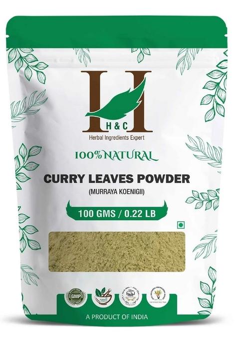 Healthnwellness H&C Natural Curry Leaves Powder 100Gm - Hair Growth & Wellness