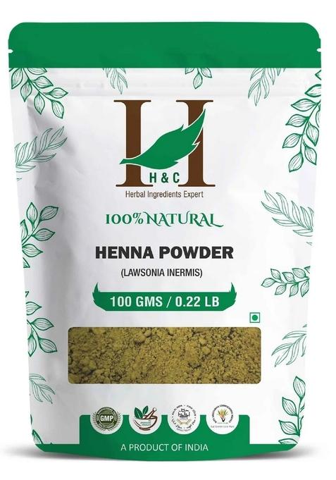 Healthnwellness H&C Natural Henna Powder 100Gm - Natural Hair Color & Conditioning