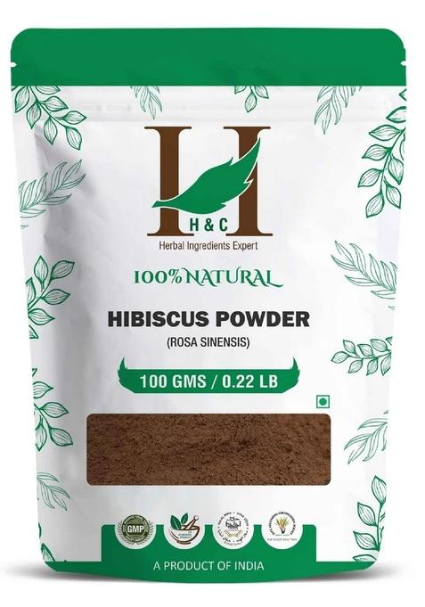 Healthnwellness H&C Natural Hibiscus Powder 100Gm - Hair & Skin