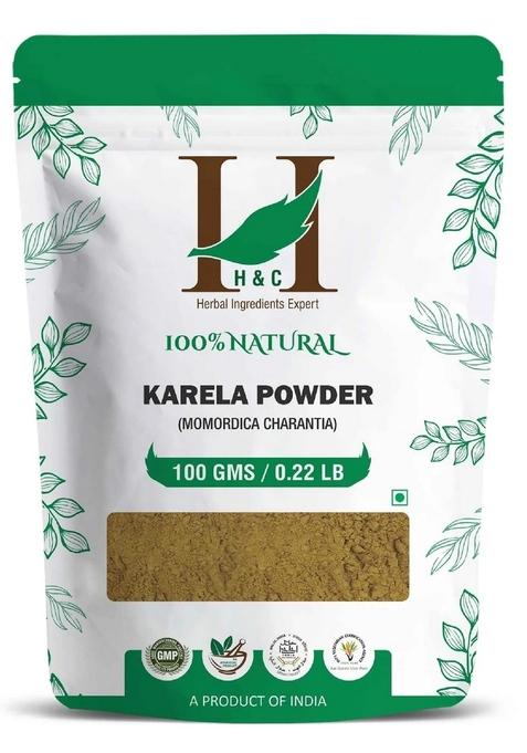 Healthnwellness H&C Natural Karela Powder 100Gm - Blood Sugar Balance & Metabolic Support