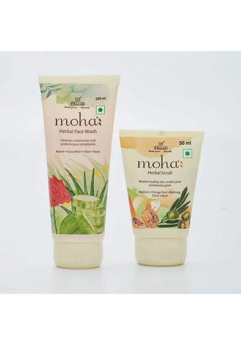 Charak Herbal Face Wash & Scrub Combo Pack Of 2