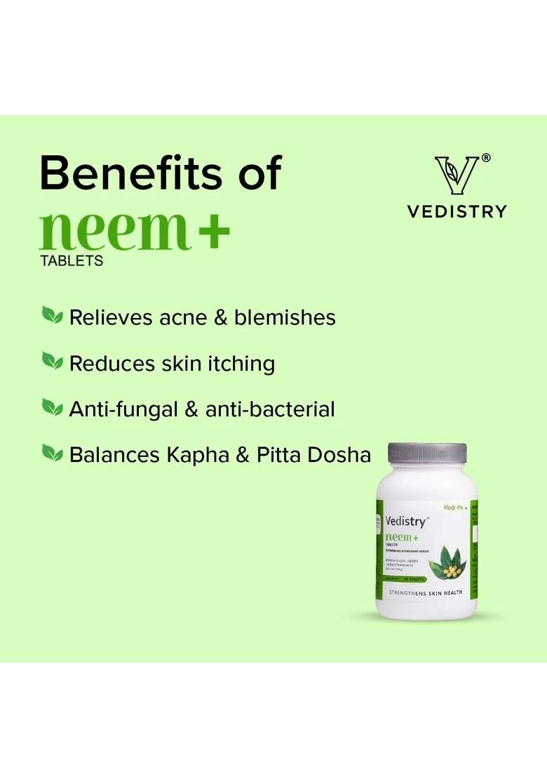 Charak Vedistry Neem+ Pack Of 1 - Indya