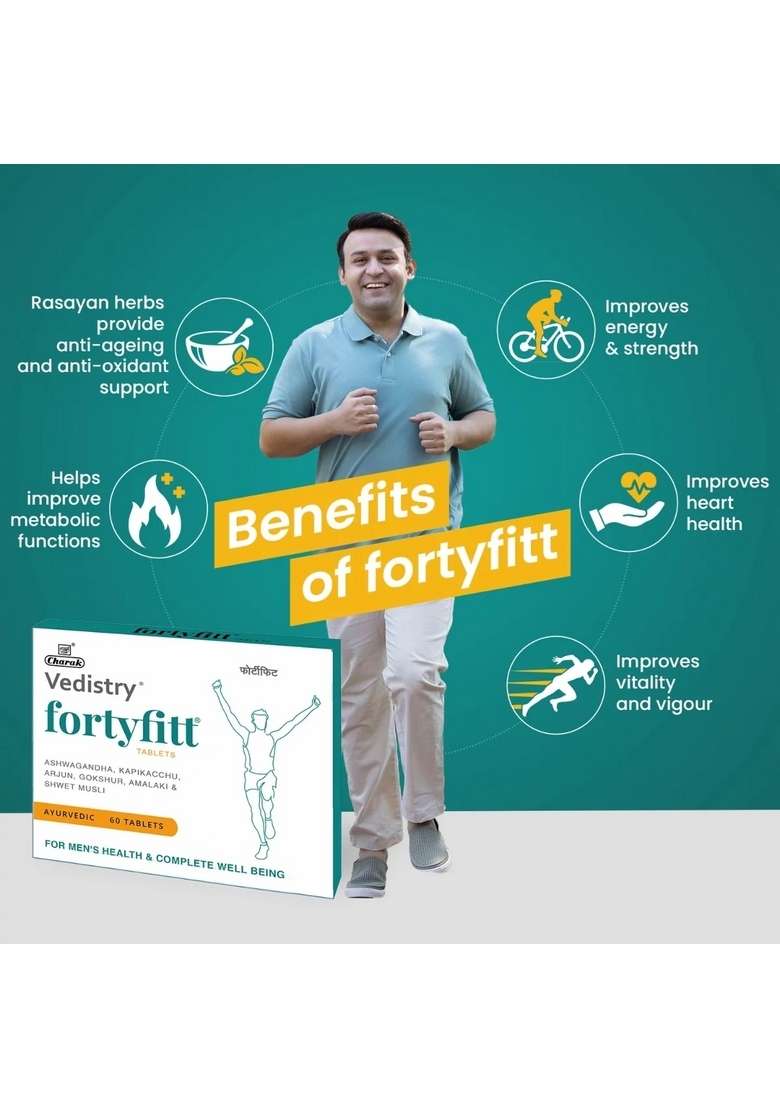 Charak Fortyfitt Tablets Pack Of 1 - Indya