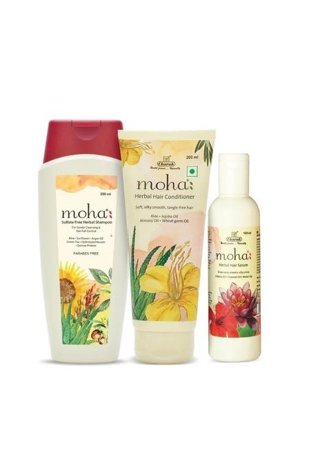 Charak Hair Repair Combo For Coloured & Treated Hair Pack Of 3