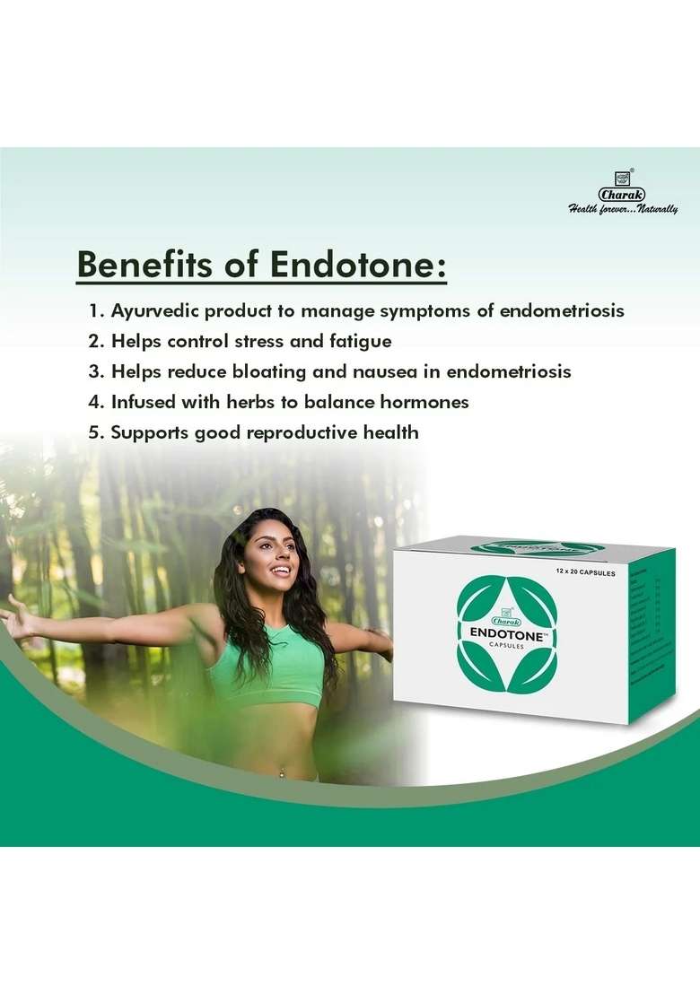Charak Endotone Capsules Pack Of 1 - Indya