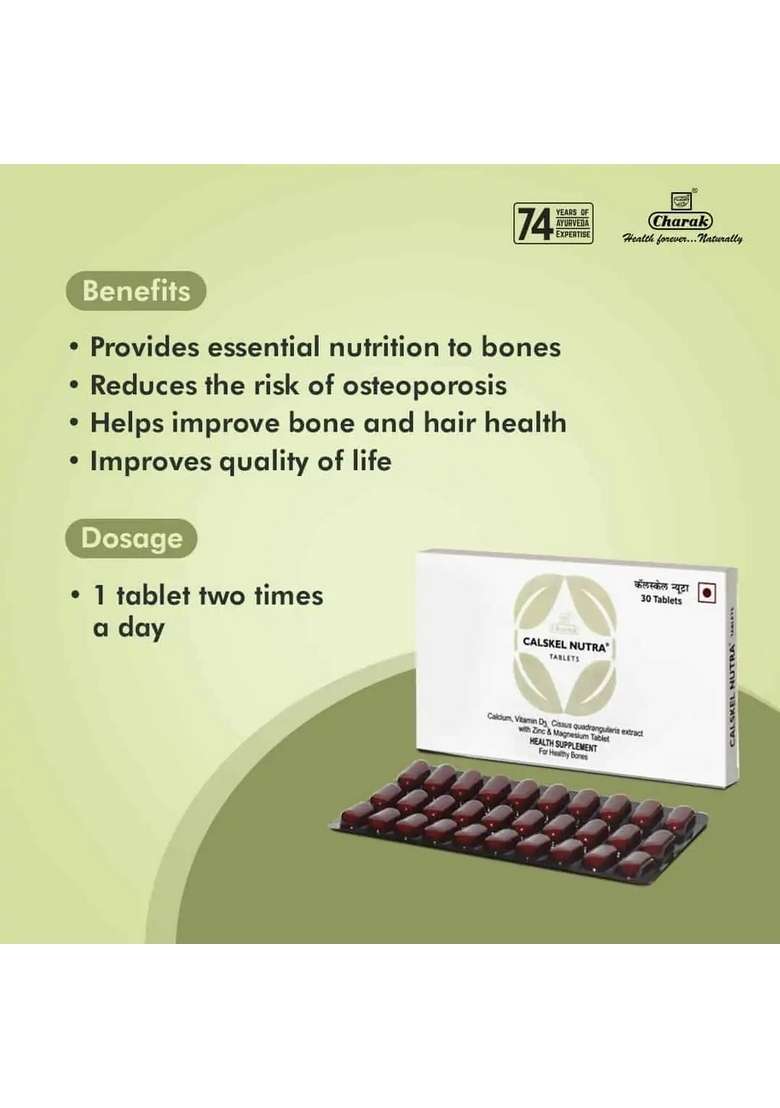 Charak Calskel Nutra Pack Of 1 - Indya