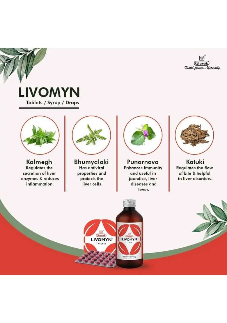 Charak Livomyn Syrup - Indya