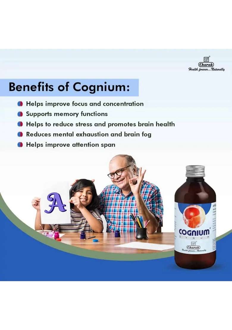 Charak Cognium Syrup Pack Of 1 - Indya