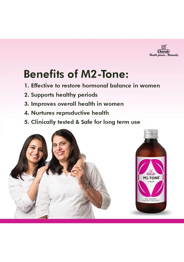 Charak M2 Tone Syrup Pack Of 1 - Indya
