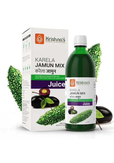 Krishna'S Ayurveda Karela Jamun Mix Juice Pack Of 1
