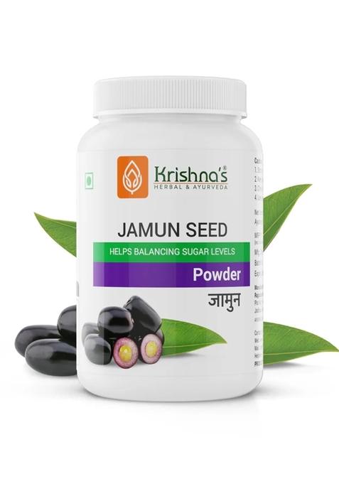 Krishna'S Ayurveda Jamun Seed Powder Pack Of 1