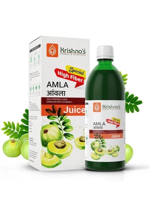 Krishna'S Ayurveda Premium Amla High Fiber Juice Pack Of 1