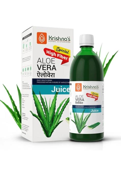 Krishna'S Ayurveda Premium Aloe Vera High Fiber Juice Pack Of 1