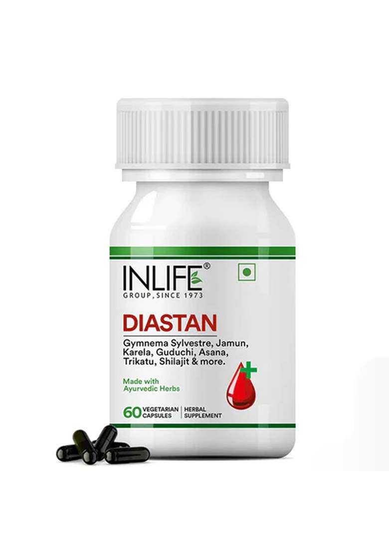 Inlife Diastan Capsules Herbal Ayurvedic Capsules - Indya