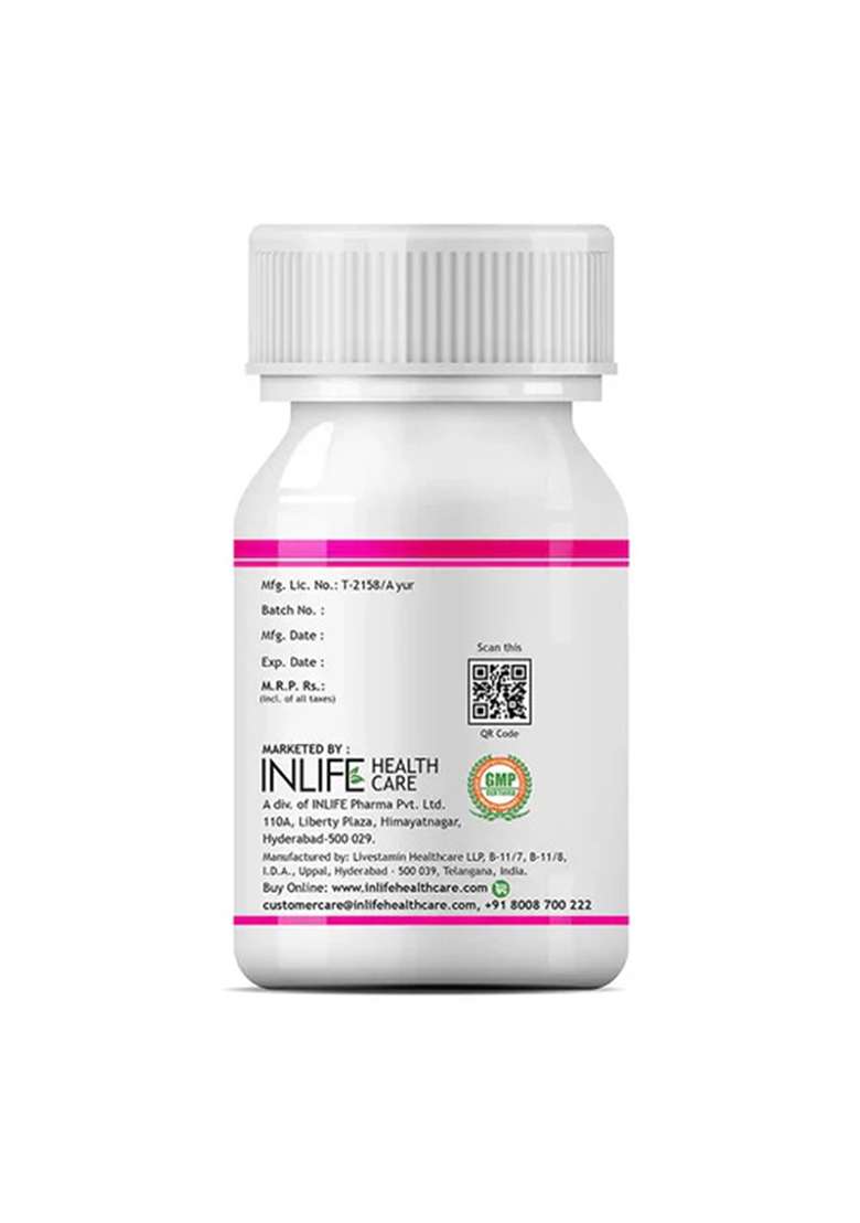 Inlife Hair Support Supplement | Veg. Capsules - Indya