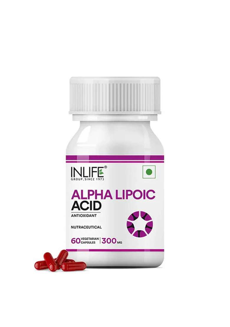 Inlife Alpha Lipoic Acid (Ala) 300Mg Veg. Capsules - Indya