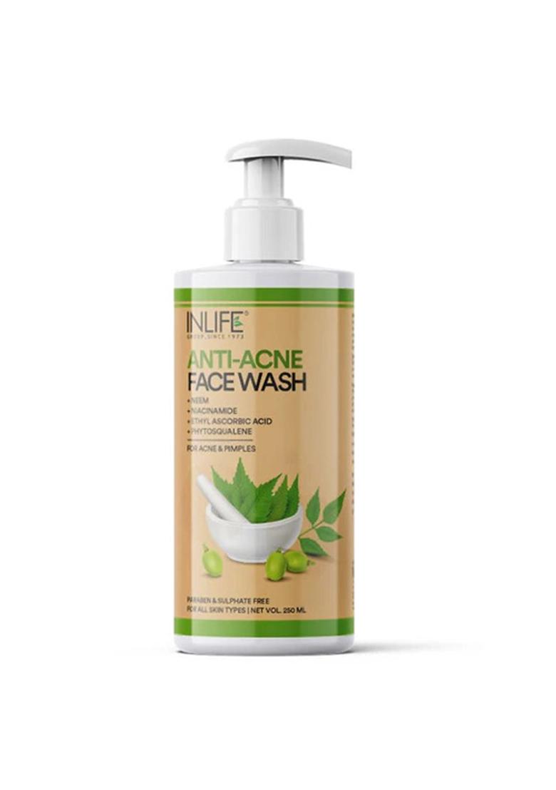 Inlife Anti-Acne Face Wash With Neem | 250Ml