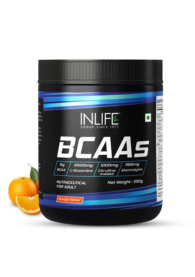 Inlife Bcaa Pro Supplement| 250 Gm Powder - Indya