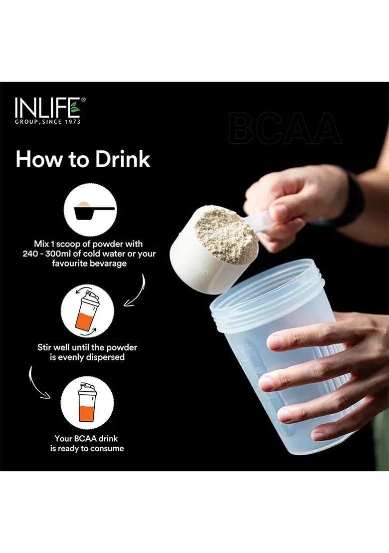 Inlife Bcaa Pro Supplement| 250 Gm Powder - Indya