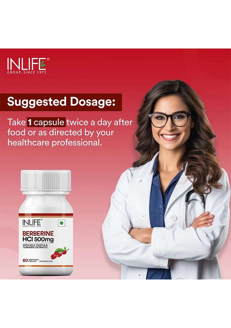 Inlife Berberine With Milk Thistle & Turmeric + Fat Burner With L-Carnitine & Green Coffee | Vegetarian Combo Pack - Indya