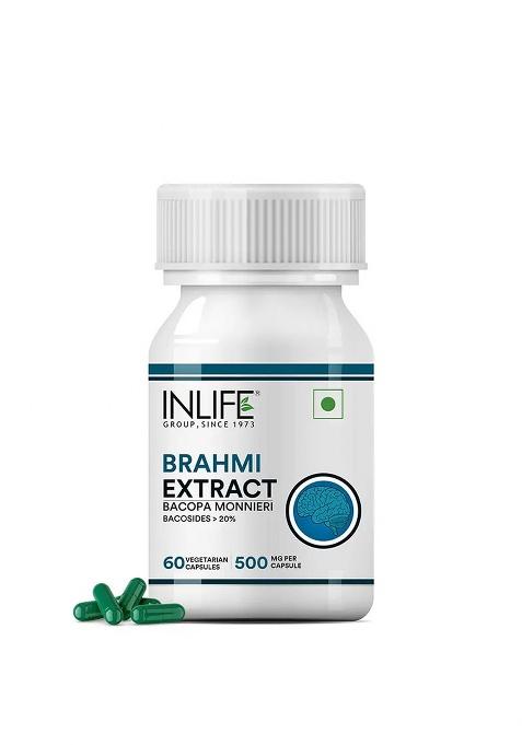 Inlife Brahmi Extract (Bacosides>20%) Supplement | Veg. Capsules