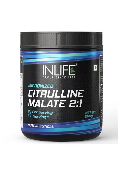 Inlife Citrulline Malate Powder 2:1 Supplement | 200 Gms