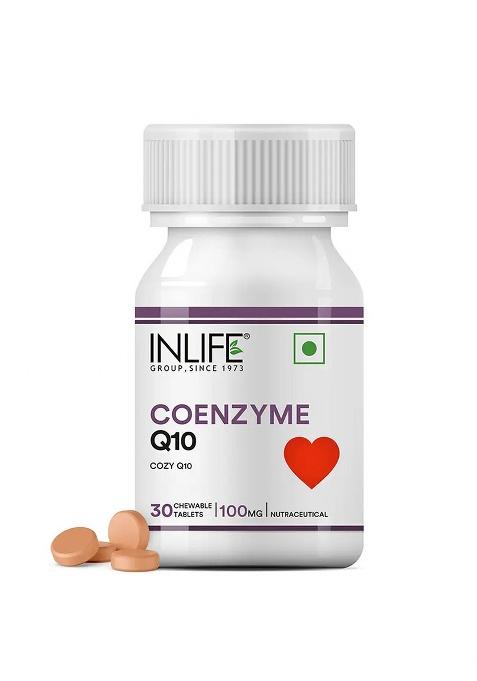 Inlife Coenzyme Q10 (Coq10) 100 Mg | Ubiquinone Chewable Tablets
