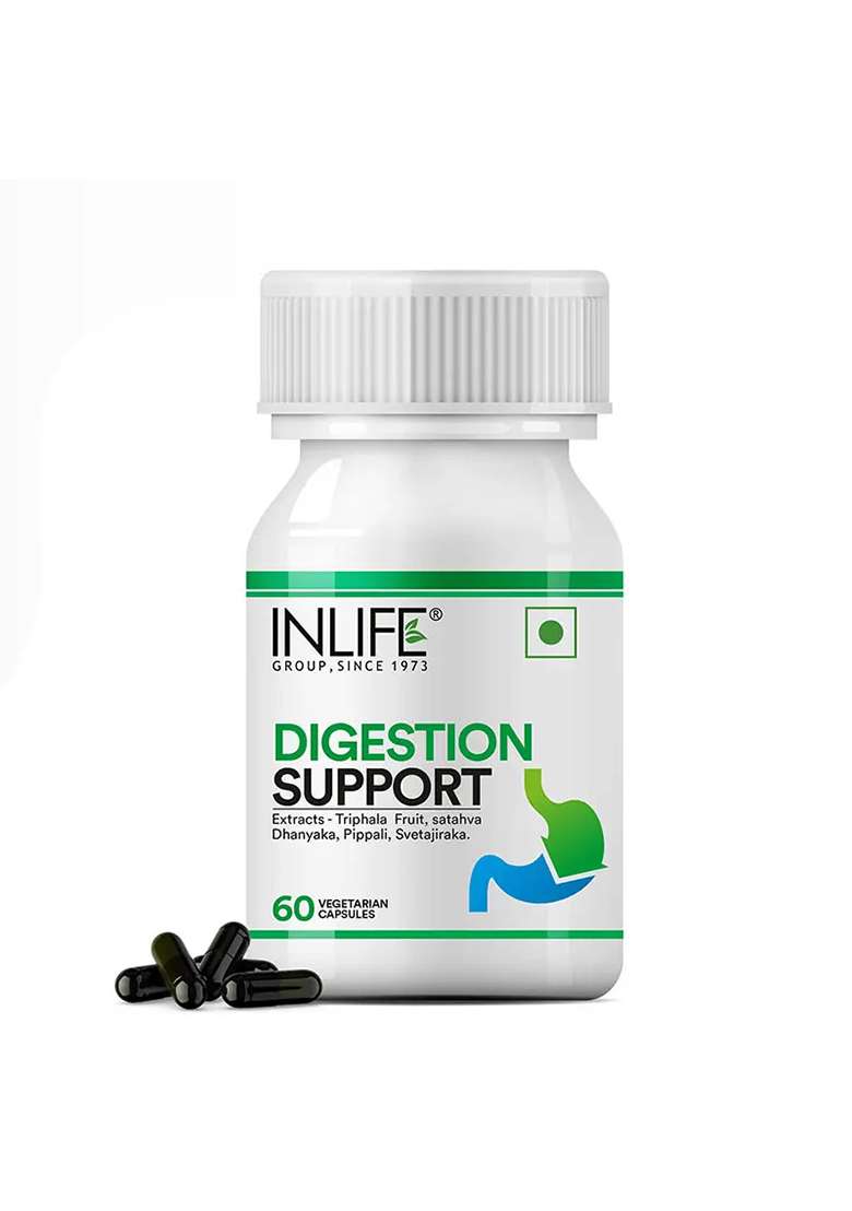 Inlife Digestion Support Capsules | Veg. Capsules - Indya