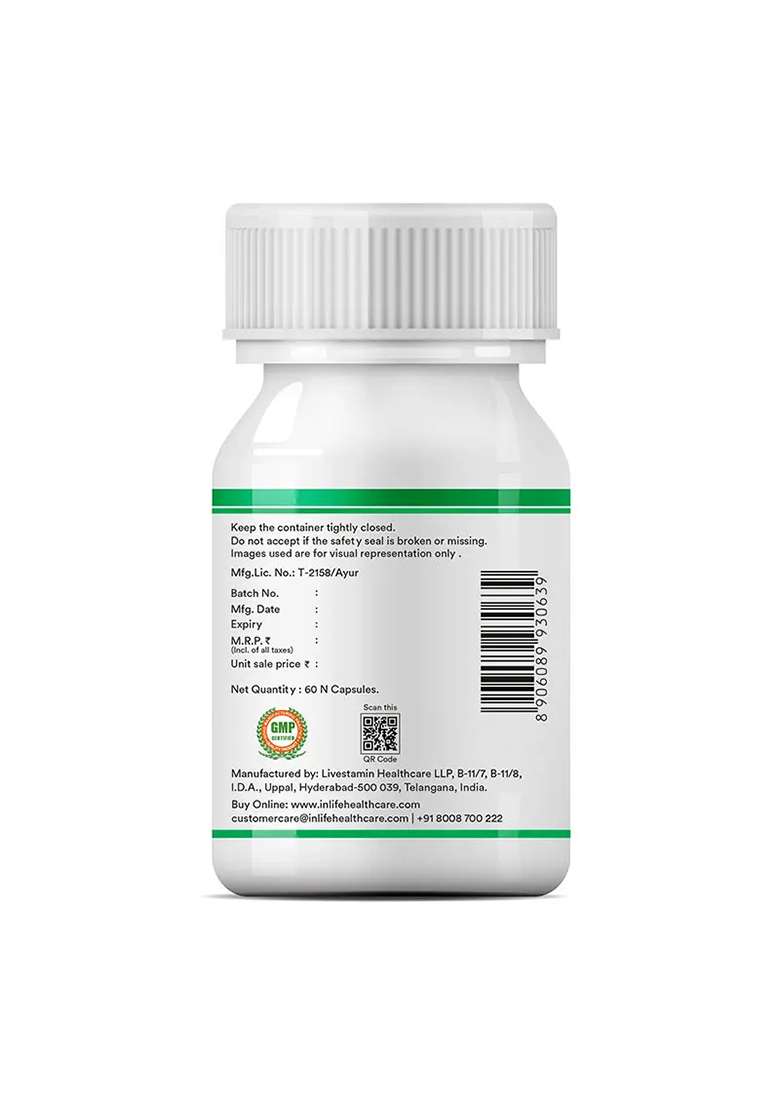 Inlife Digestion Support Capsules | Veg. Capsules - Indya