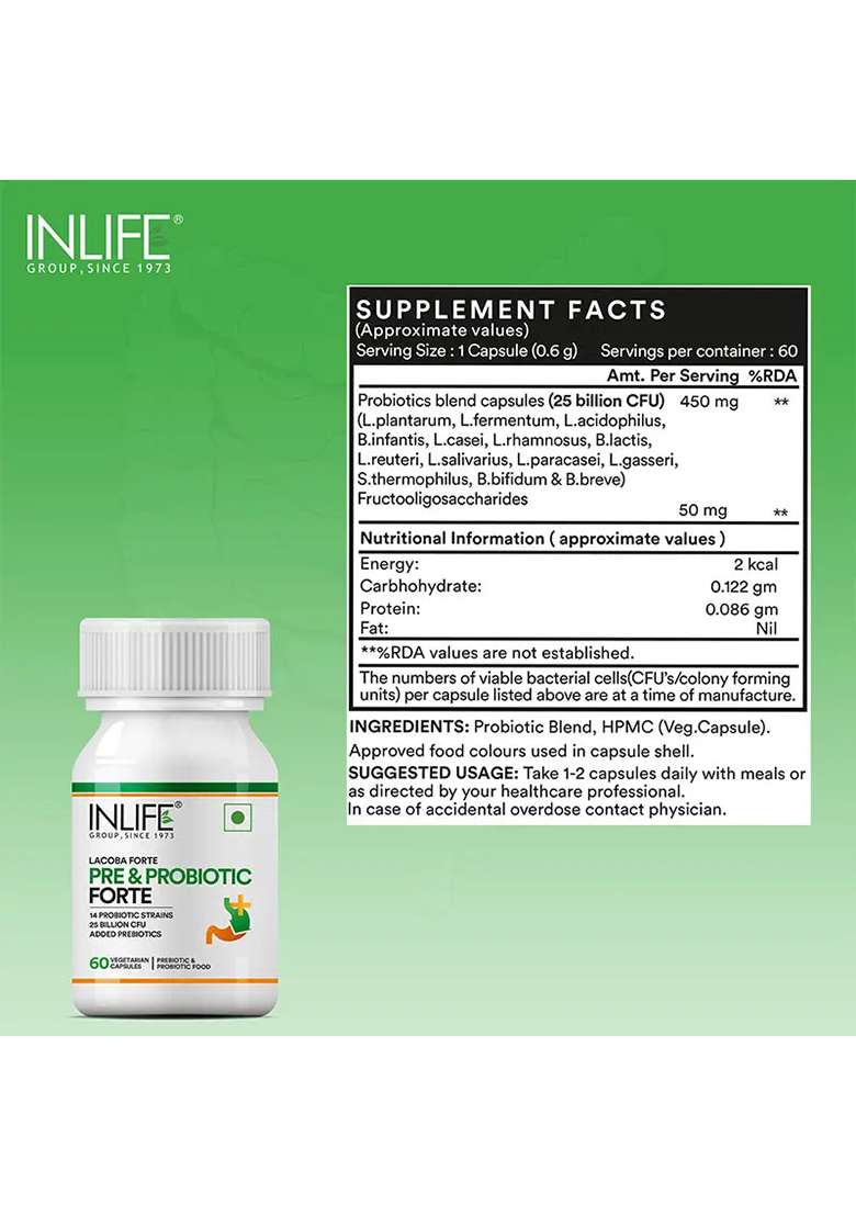 Inlife Digestion Support Combo Pack - Indya