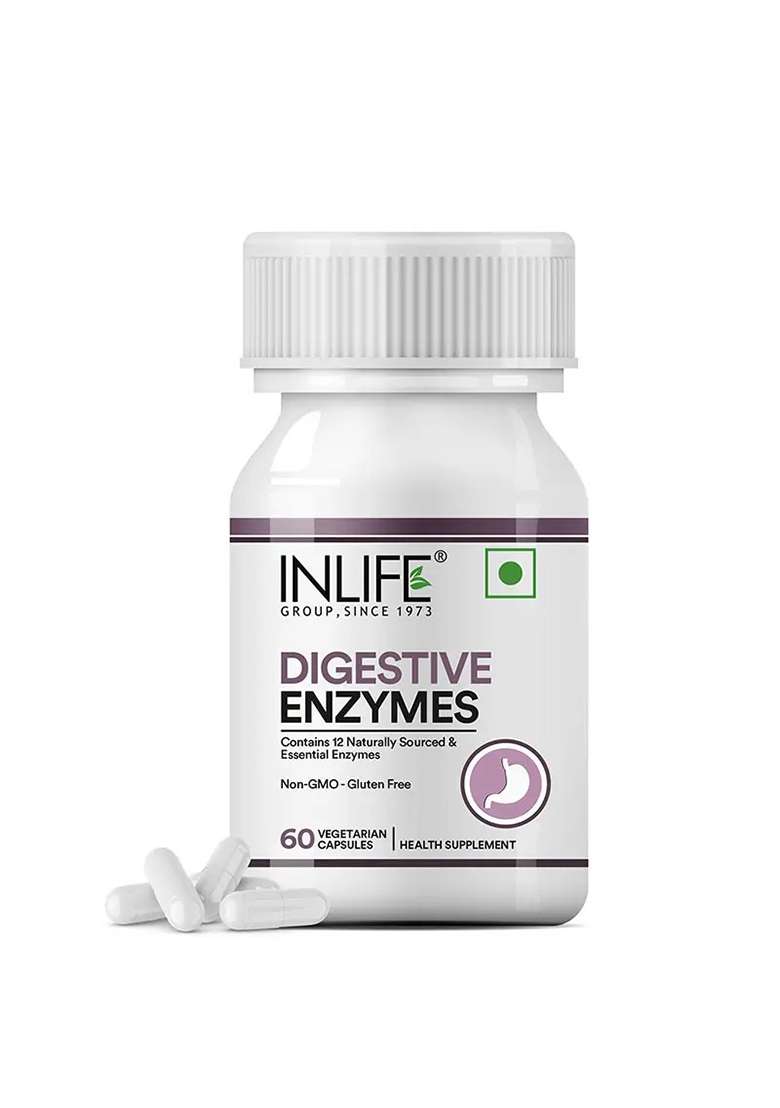 Inlife Digestive Enzymes Supplement | Veg. Capsules - Indya