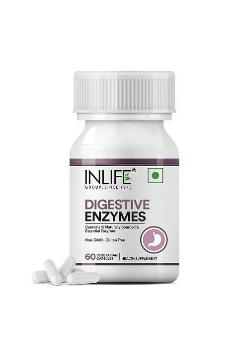 Inlife Digestive Enzymes Supplement | Veg. Capsules