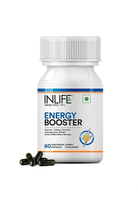 Inlife Energy Booster Supplement | 500Mg | Veg. Capsules