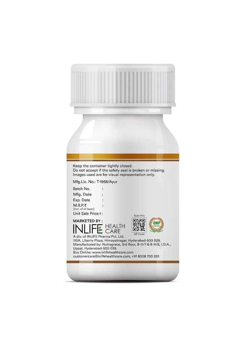 Inlife Fenugreek Oil Supplement | 500Mg | Veg. Capsules - Indya