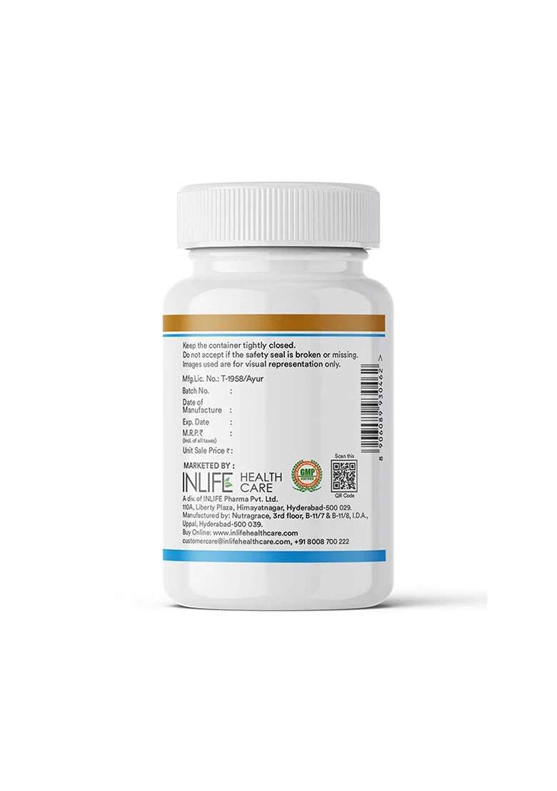Inlife Fish Oil Omega 3 Fatty Acids Supplement | 1000Mg Per Serving - Indya