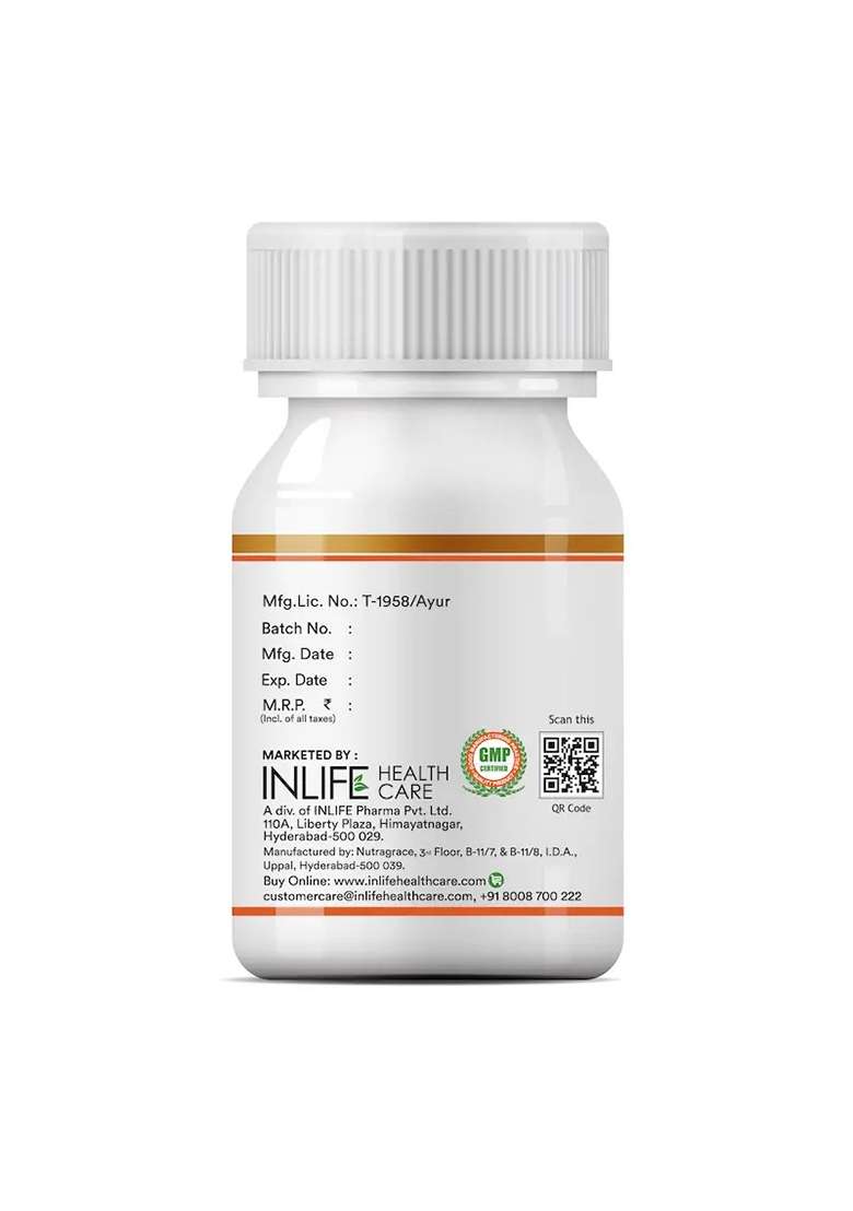 Inlife Flaxseed Oil Omega 3,6,9 Fatty Acids Supplement | 500Mg | Liquid Filled Capsules - Indya