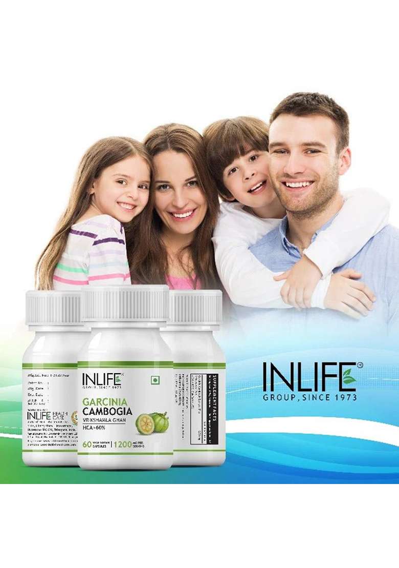 Inlife Garcinia Cambogia Extract Supplement | 1200Mg Capsules - Indya