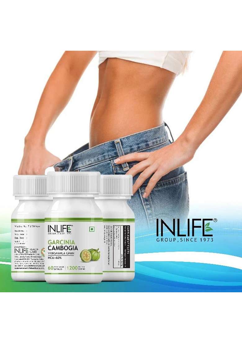 Inlife Garcinia Cambogia Extract Supplement | 1200Mg Capsules - Indya