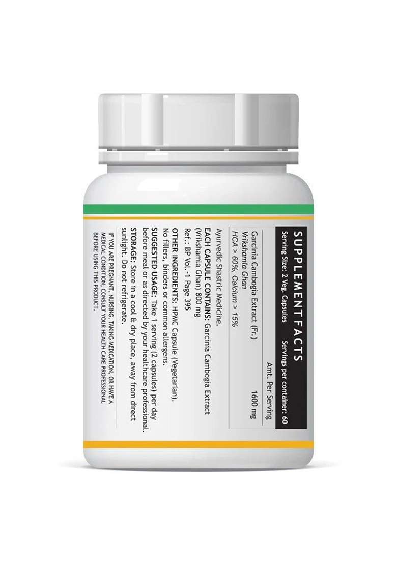 Inlife Garcinia Cambogia Extract Supplement | 1600Mg Capsules - Indya
